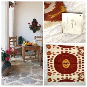 NWT 2 indoor/outdoor Pottery Barn pillow covers 24x24”